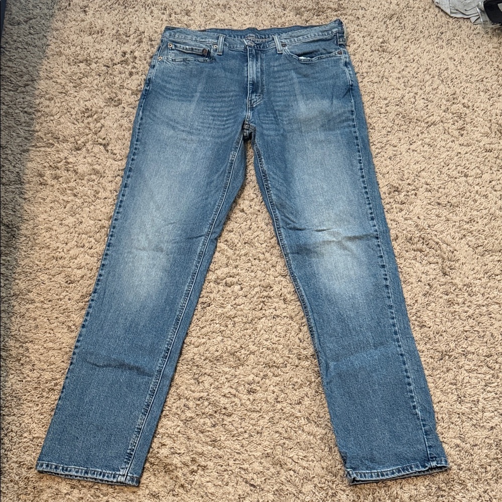 Levi's Blue Straight-Leg Jeans - Picture 5 of 7
